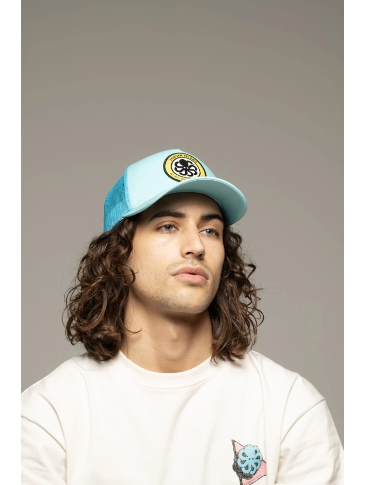 Trucker cap X6 authentic turquoise - Afbeelding 3