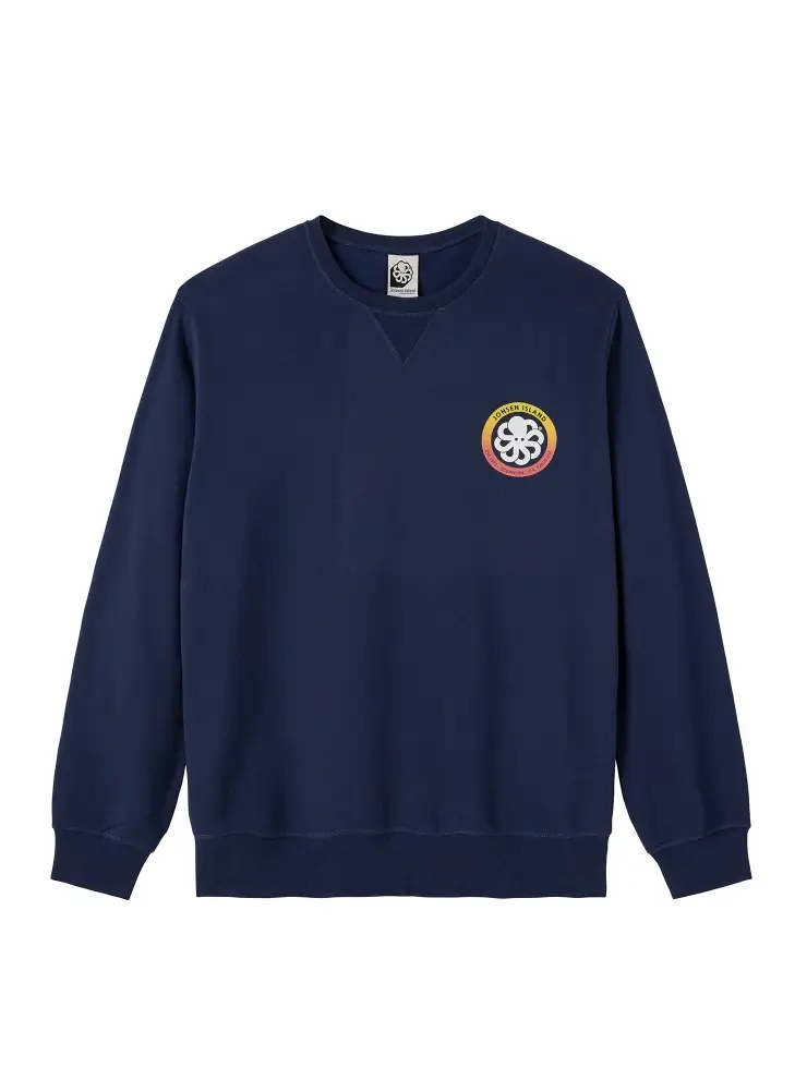 Sweat shirt classic auth heart navy