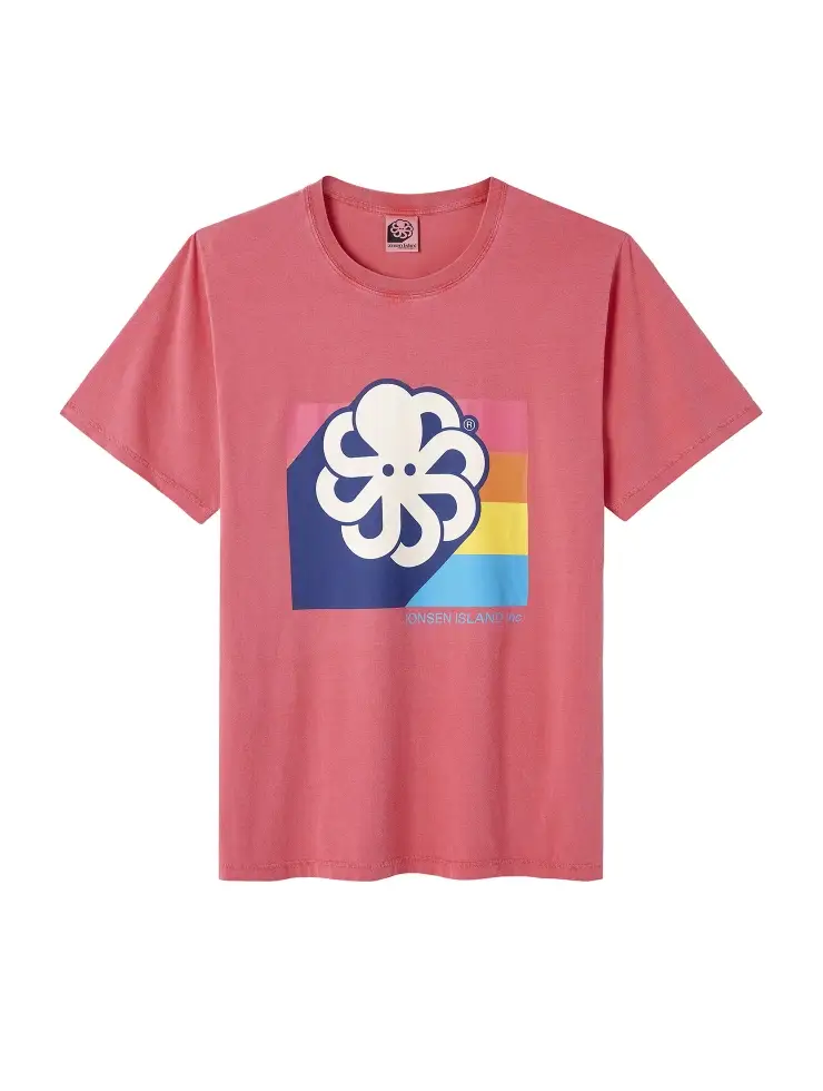T-shirt classic 3D colors red f/o