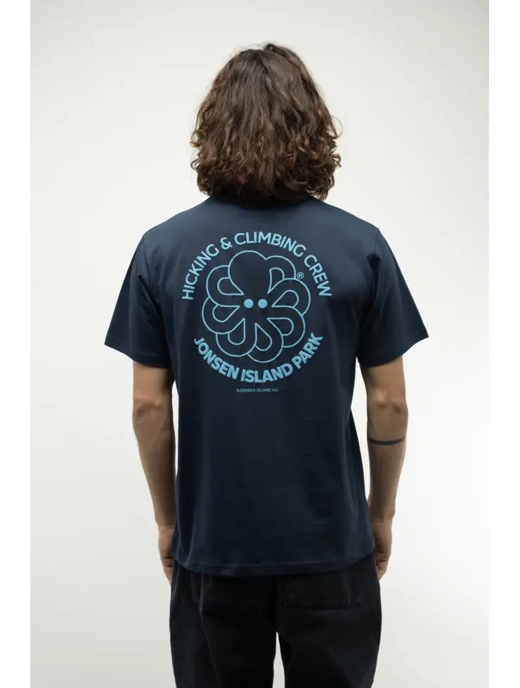 T-shirt classic hiking crew navy - Afbeelding 4