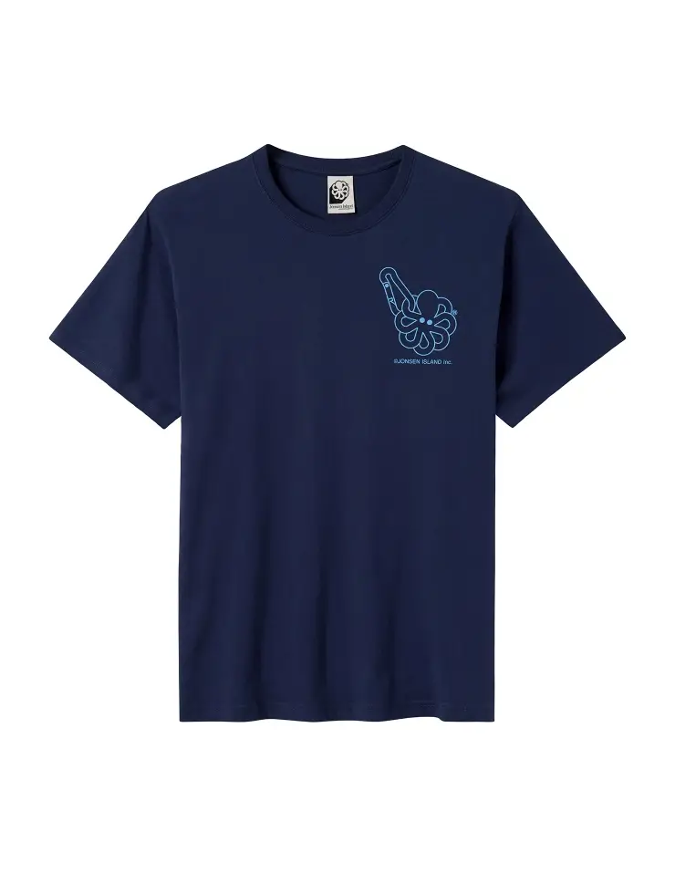 T-shirt classic hiking crew navy - Afbeelding 2
